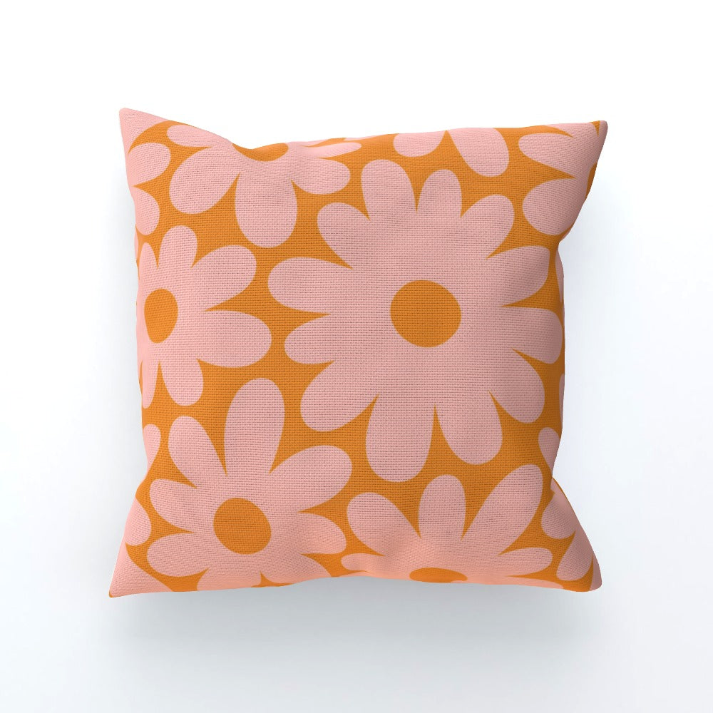 Pink Big Flower Cushion