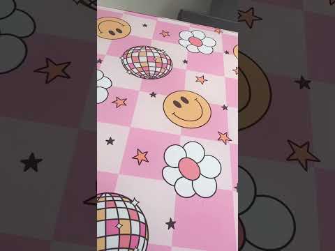 Tabla de cortar de cristal con bola de discoteca sonriente rosa