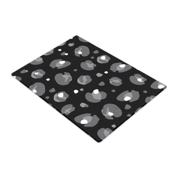 Tempered Glass Chopping Board Black Leopard Print - Yililo