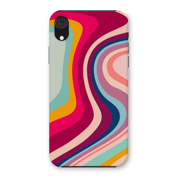 Swirly Retro Snap Phone Apple Samsung Case - Yililo