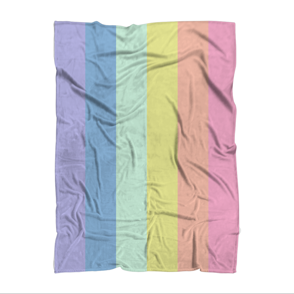 Refresher Candy Stripe Lightweight Blanket - Yililo