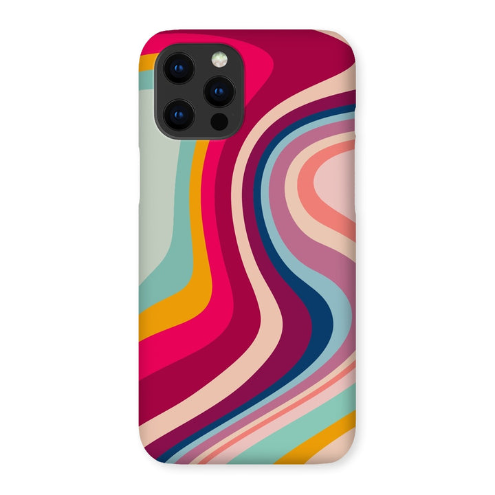 Swirly Retro Snap Phone Apple Samsung Case - Yililo