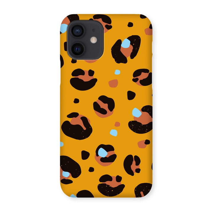 Yellow Leopard Print Snap Phone Apple Samsung Case - Yililo