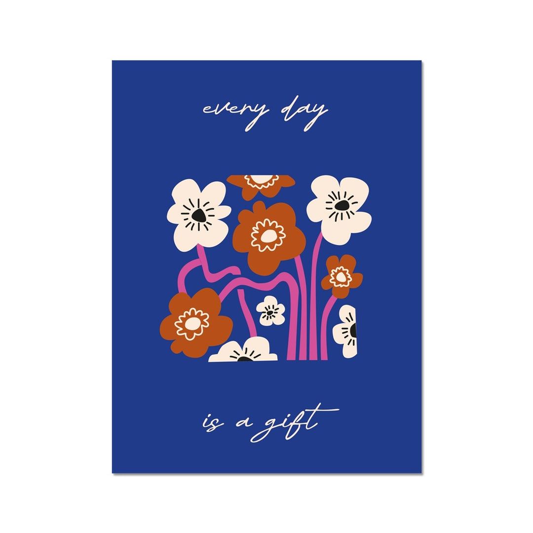 Das alltägliche Geschenk-Blumen-Wandkunst-Poster