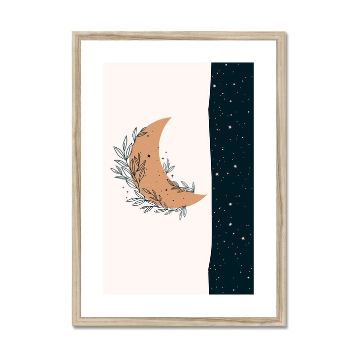Framed Print Mystic Moon Wall Art A2 - Yililo