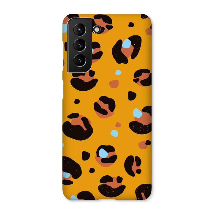 Yellow Leopard Print Snap Phone Apple Samsung Case - Yililo