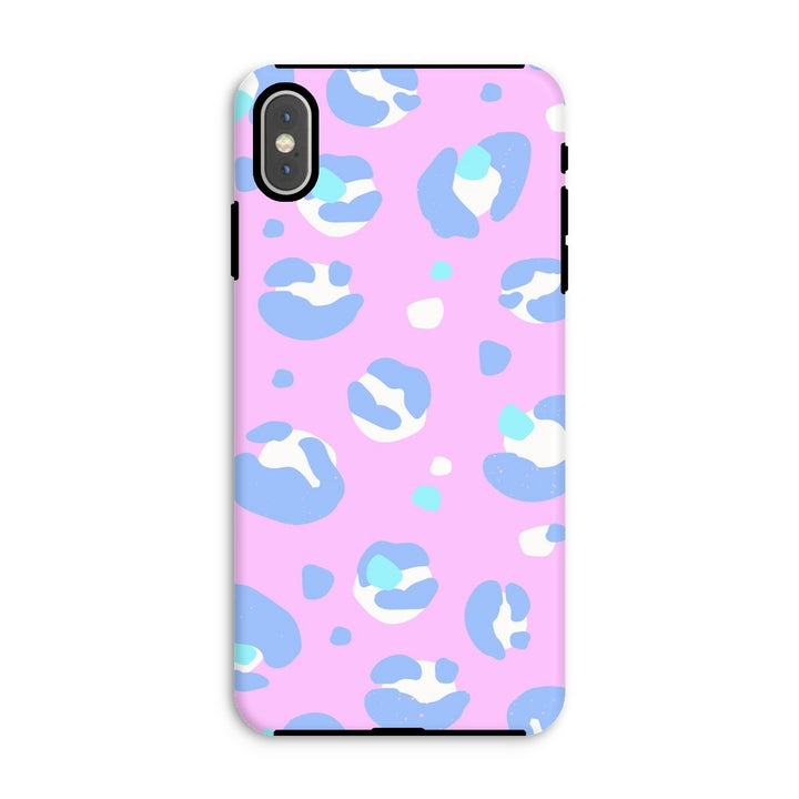 Lilac Leopard Print Tough Phone Apple Samsung Case - Yililo