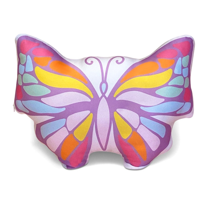 90s Colourful Butterfly Shape Cushion - Yililo