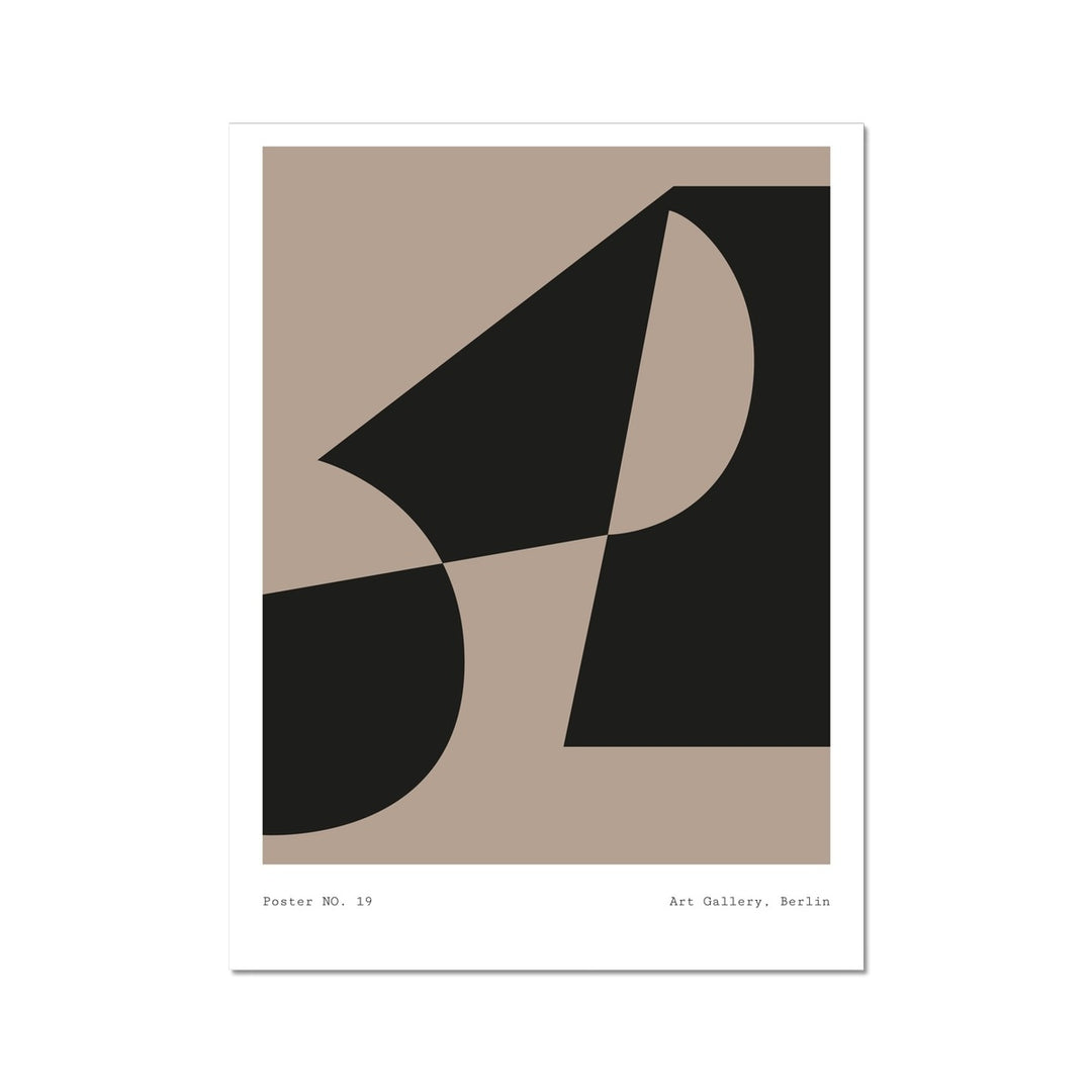 Abstract Shapes Wall Art Poster - Yililo