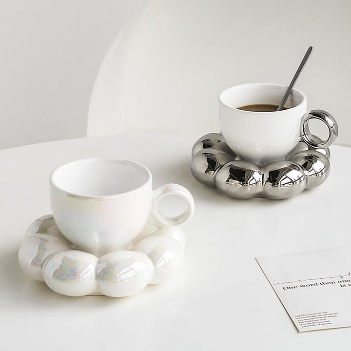 Cloud Cup and Bubble Saucer Set - Yililo