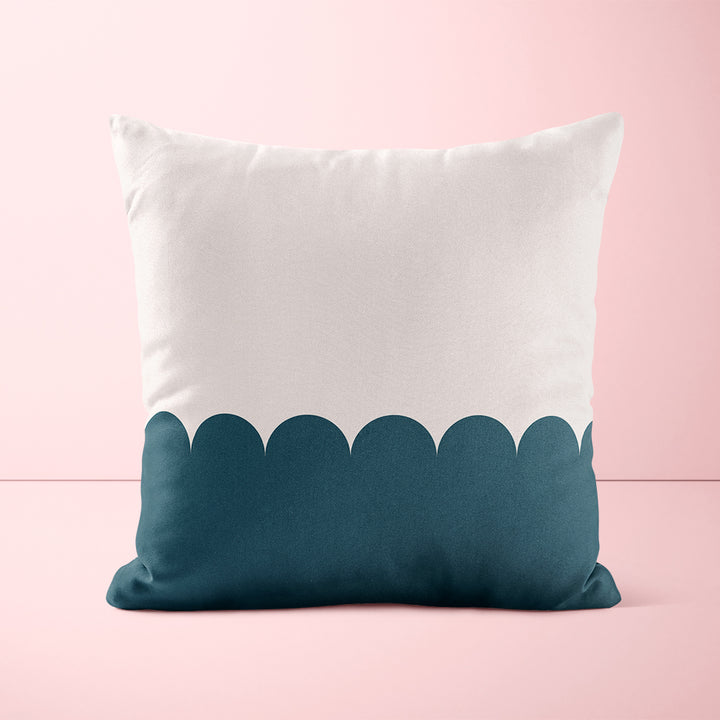 Green Scallop Cushion Sofa Pillow - Yililo