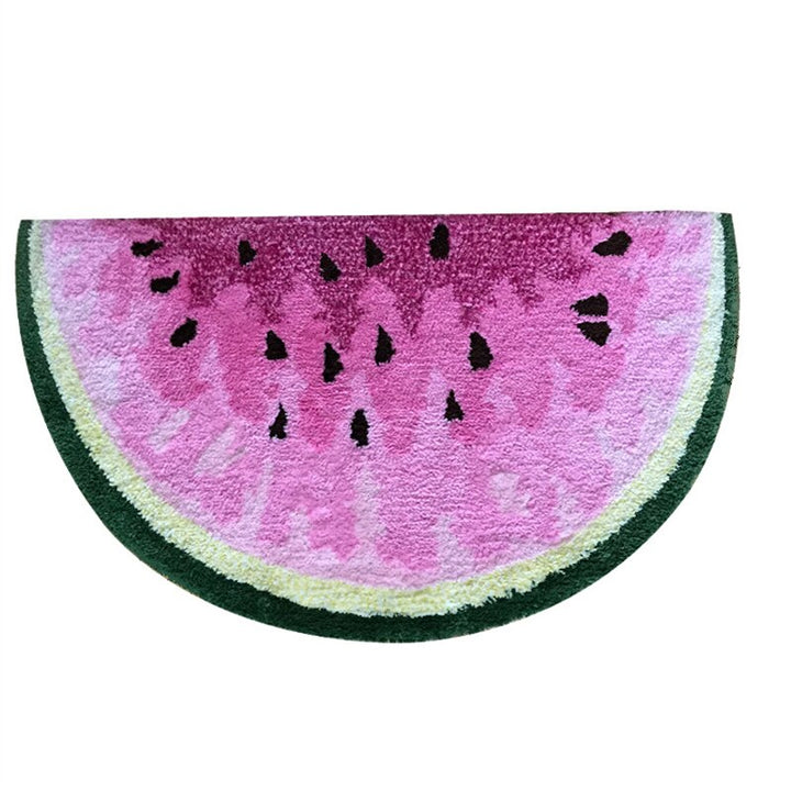 Badematte in Wassermelonenform