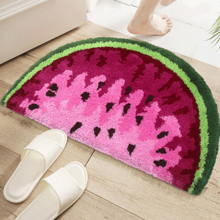 Watermelon Shape Bath  Rug Floor Mat