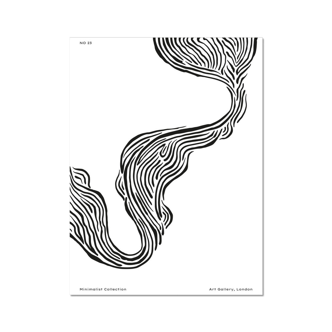 The Batik Wave Wall Art Poster - Yililo