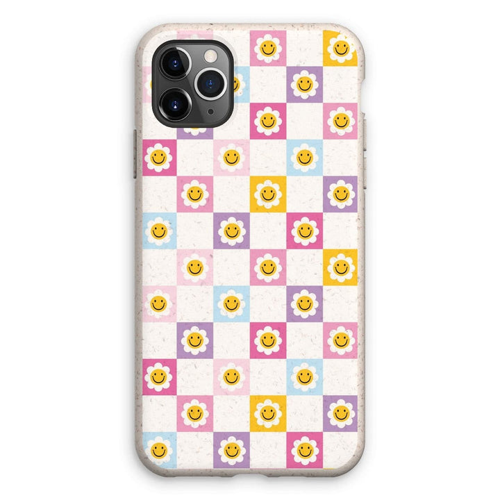90s Flower Smiley Snap Phone Apple Samsung Case - Yililo