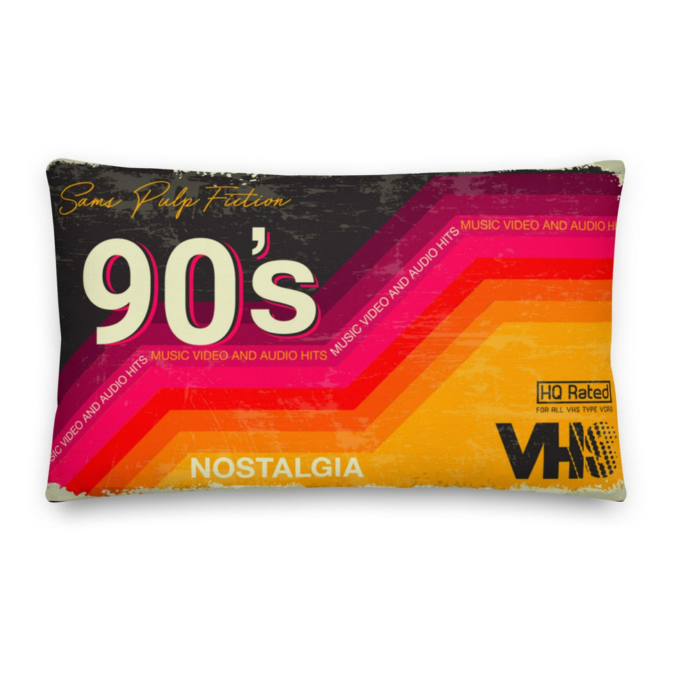 Personalised VHS Cushion Retro Velvet Pillow - Yililo