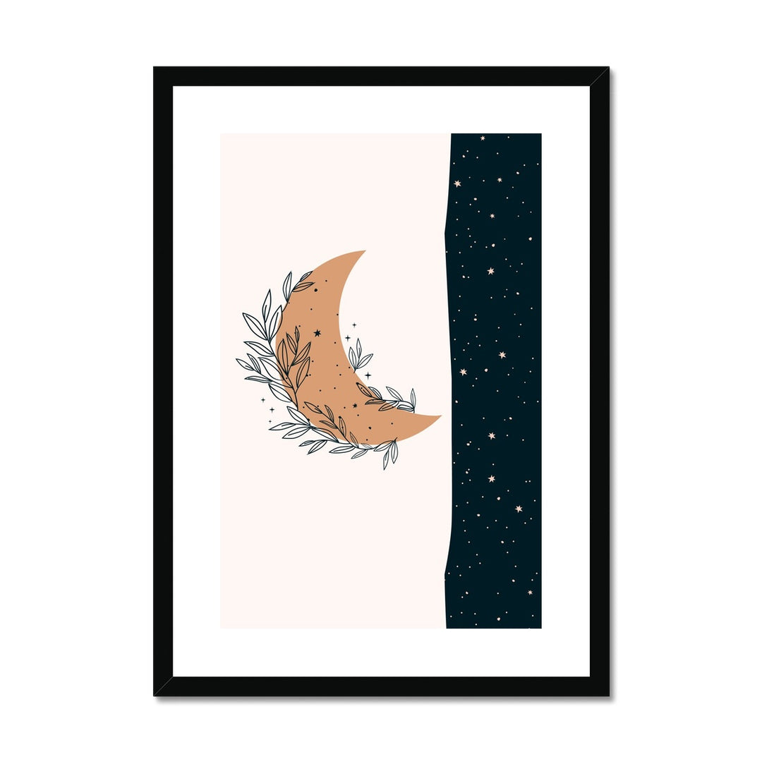 Framed Print Mystic Moon Wall Art A2 - Yililo
