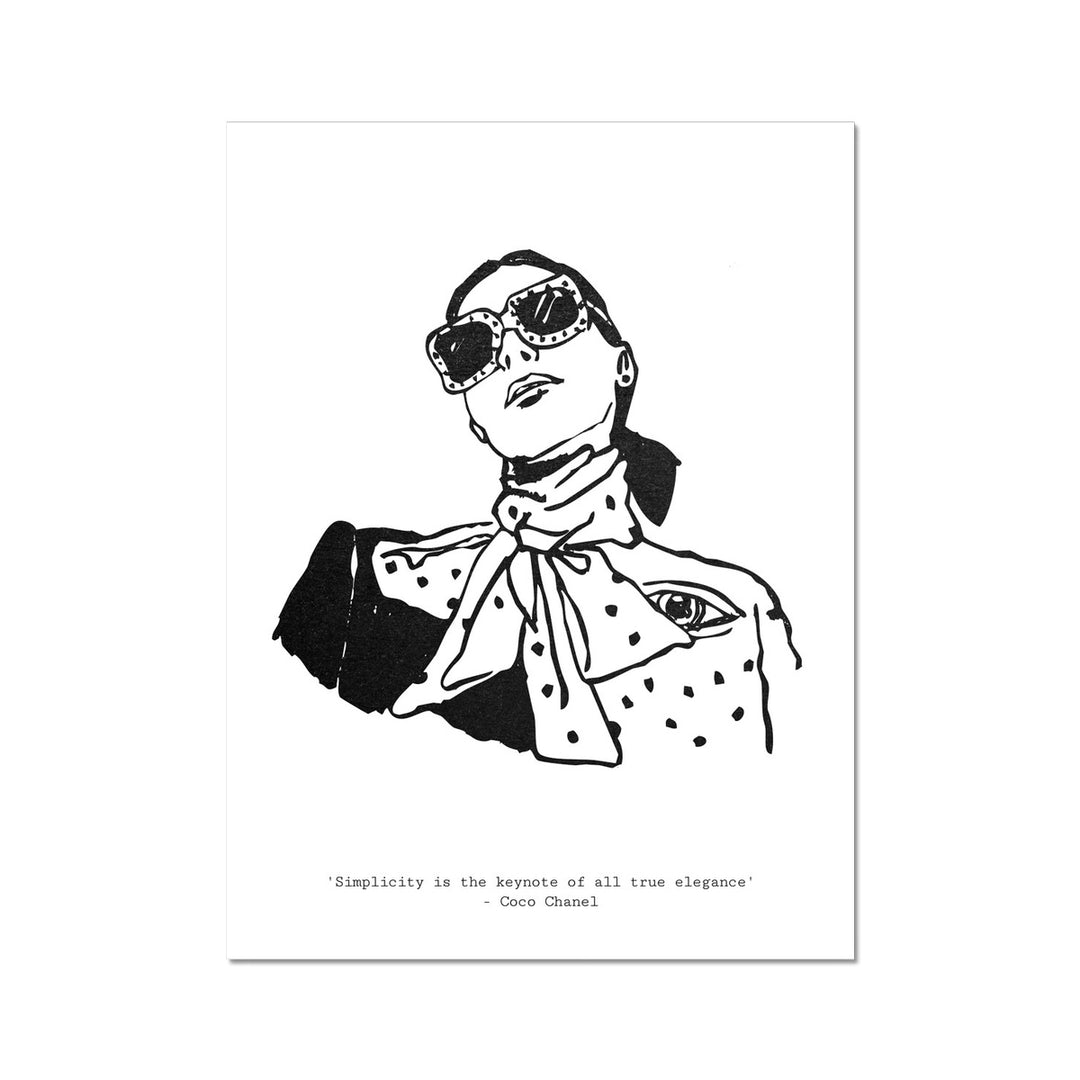It's Coco Chanel Darling Wall Art Poster