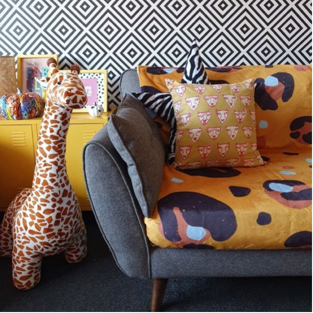Yellow Leopard Print Fleece Blanket - Yililo