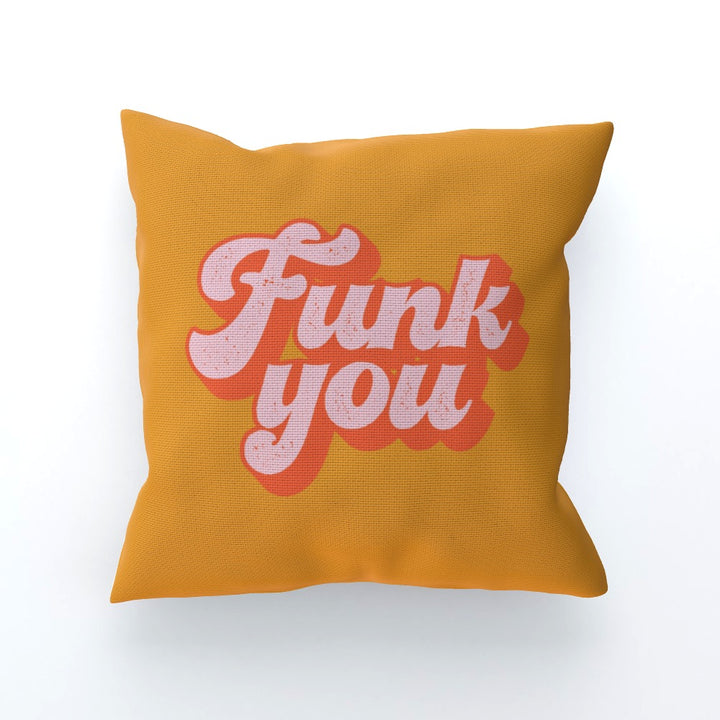 Funk You Yellow Cushion - Yililo